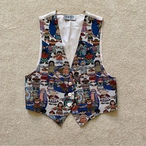 Vintage Facets by Mirrors Vest